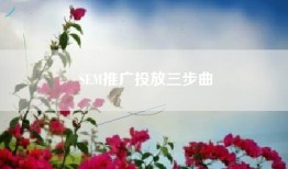 SEM推广投放三步曲