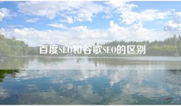 百度SEO和谷歌SEO的区别