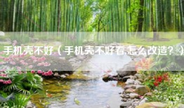 手机壳不好（手机壳不好看,怎么改造？）