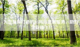 为您量身打造的H5网站定制服务，助力企业腾飞！