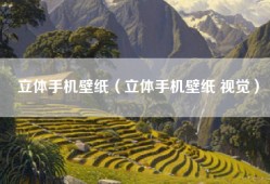 立体手机壁纸（立体手机壁纸 视觉）