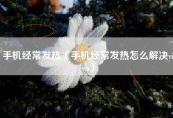 手机经常发热（手机经常发热怎么解决vivo）