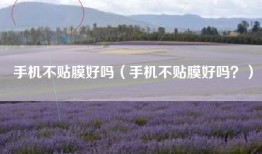 手机不贴膜好吗（手机不贴膜好吗？）