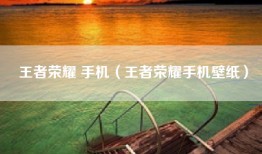 王者荣耀 手机（王者荣耀手机壁纸）
