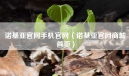 诺基亚官网手机官网（诺基亚官网商城首页）
