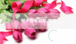 榨干百度谷歌-笔记