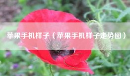 苹果手机样子（苹果手机样子走势图）