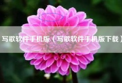 写歌软件手机版（写歌软件手机版下载）