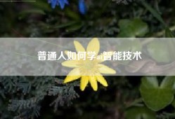 普通人如何学ai智能技术