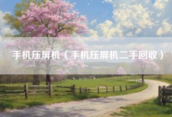 手机压屏机（手机压屏机二手回收）