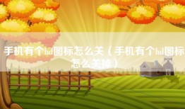 手机有个hd图标怎么关(手机有个hd图标怎么关掉)