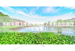 手机电阻（手机电阻坏了手机会出现什么现象）
