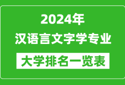 2024年全国汉语言文学专业大学排名一览表