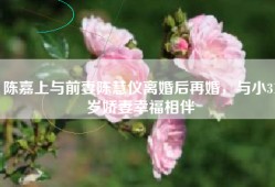 陈嘉上与前妻陈慧仪离婚后再婚，与小31岁娇妻幸福相伴
