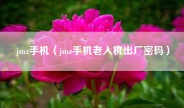 jmz手机（jmz手机老人机出厂密码）