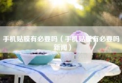 手机贴膜有必要吗（手机贴膜有必要吗 新闻）