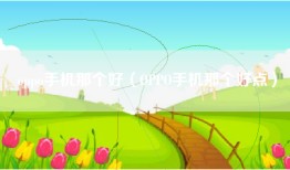 oppo手机那个好（OPPO手机那个好点）