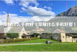 荣耀什么手机好（荣耀什么手机好看）