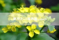 复习之web服务器--apache