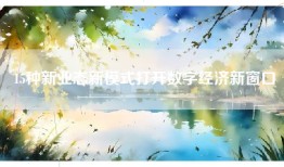 15种新业态新模式打开数字经济新窗口