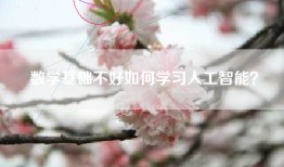 数学基础不好如何学习人工智能？