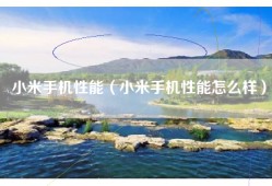 小米手机性能（小米手机性能怎么样）