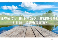 比亚迪汉L、唐L上市前夕，营销宣传重动力性能，消费者买账吗？