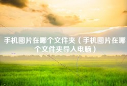 手机图片在哪个文件夹（手机图片在哪个文件夹导入电脑）