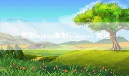 使用haproxy限制ip haproxy 限速