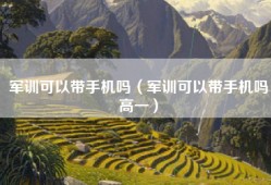军训可以带手机吗（军训可以带手机吗高一）