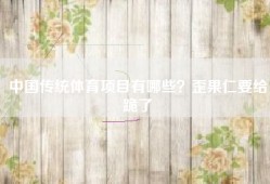 中国传统体育项目有哪些？歪果仁要给跪了