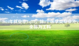 2024年就业率Top14，除2个医学类专业外，全部为工科
