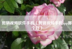 剪辑视频软件手机（剪辑视频手机app哪个好）