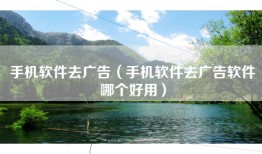 手机软件去广告（手机软件去广告软件哪个好用）
