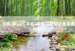 手机k歌app（手机K歌用耳机好还是麦克风好）