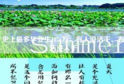 史上最多毕业生1076万：有人没活干、有活没人干