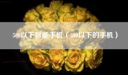 500以下智能手机（500以下的手机）