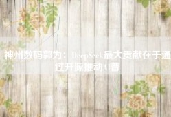 神州数码郭为：DeepSeek最大贡献在于通过开源推动AI普