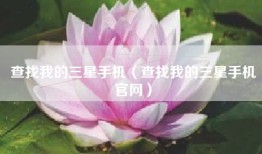 查找我的三星手机（查找我的三星手机官网）