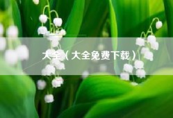 大全（大全免费下载）
