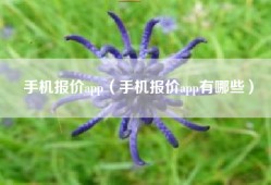 手机报价app（手机报价app有哪些）