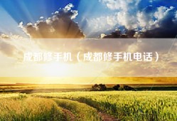 成都修手机（成都修手机电话）