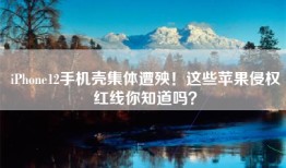 iPhone12手机壳集体遭殃！这些苹果侵权红线你知道吗？