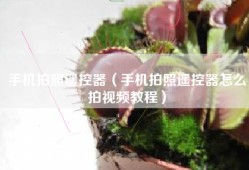 手机拍照遥控器（手机拍照遥控器怎么拍视频教程）