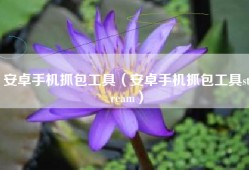 安卓手机抓包工具（安卓手机抓包工具stream）