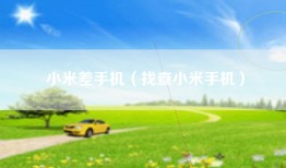 小米差手机（找查小米手机）