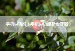 手机hd功能（手机hd功能怎么开启）