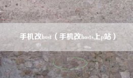 手机改host（手机改hosts上p站）