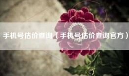 手机号估价查询（手机号估价查询官方）