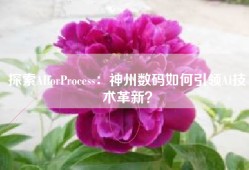探索AIforProcess：神州数码如何引领AI技术革新？